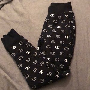 men’s all over champion jogger pants